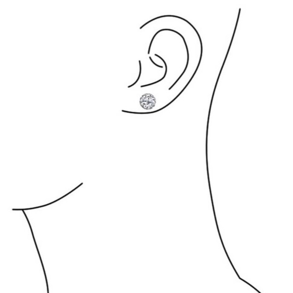 Princess Crystal Earrings - Picture 6 of 6